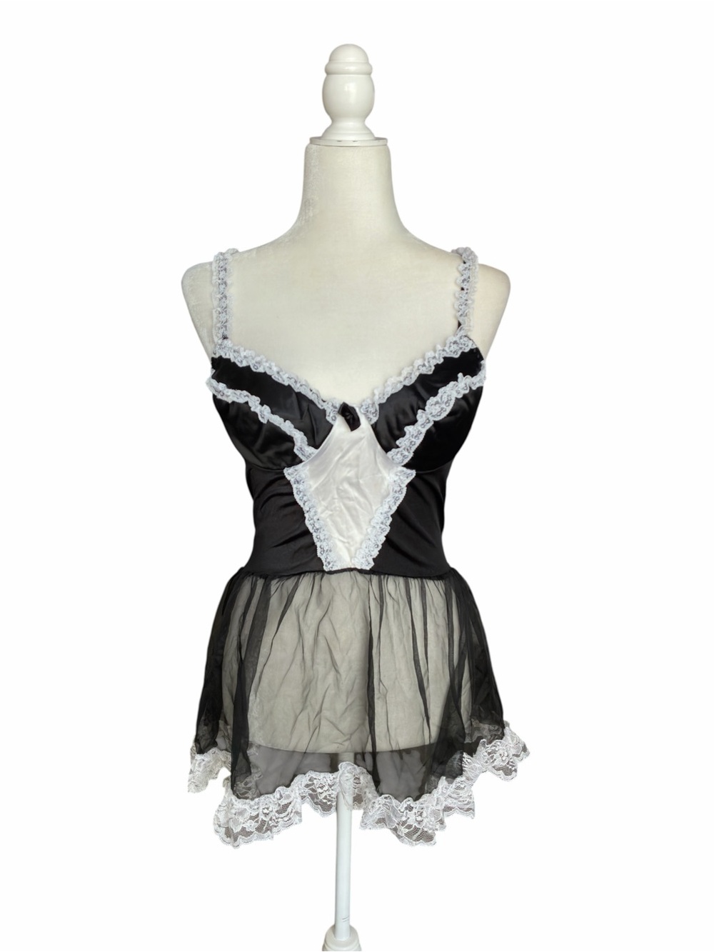 Frederick’s of Hollywood vintage 90’s French maide costume